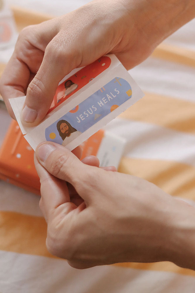 Jesus Heals Bandages