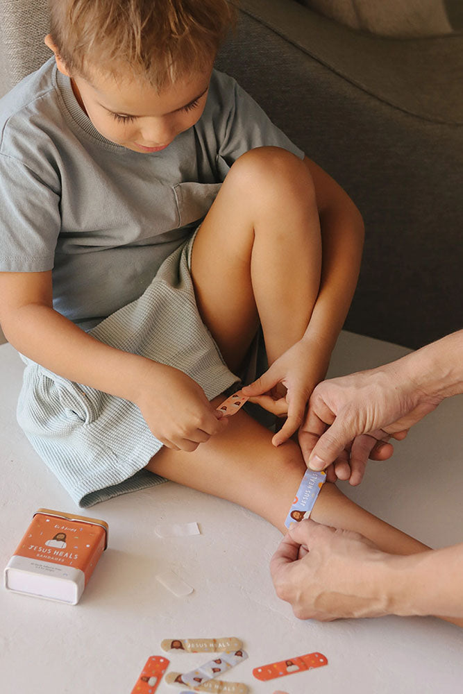 Jesus Heals Bandages