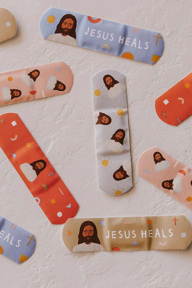 Jesus Heals Bandages