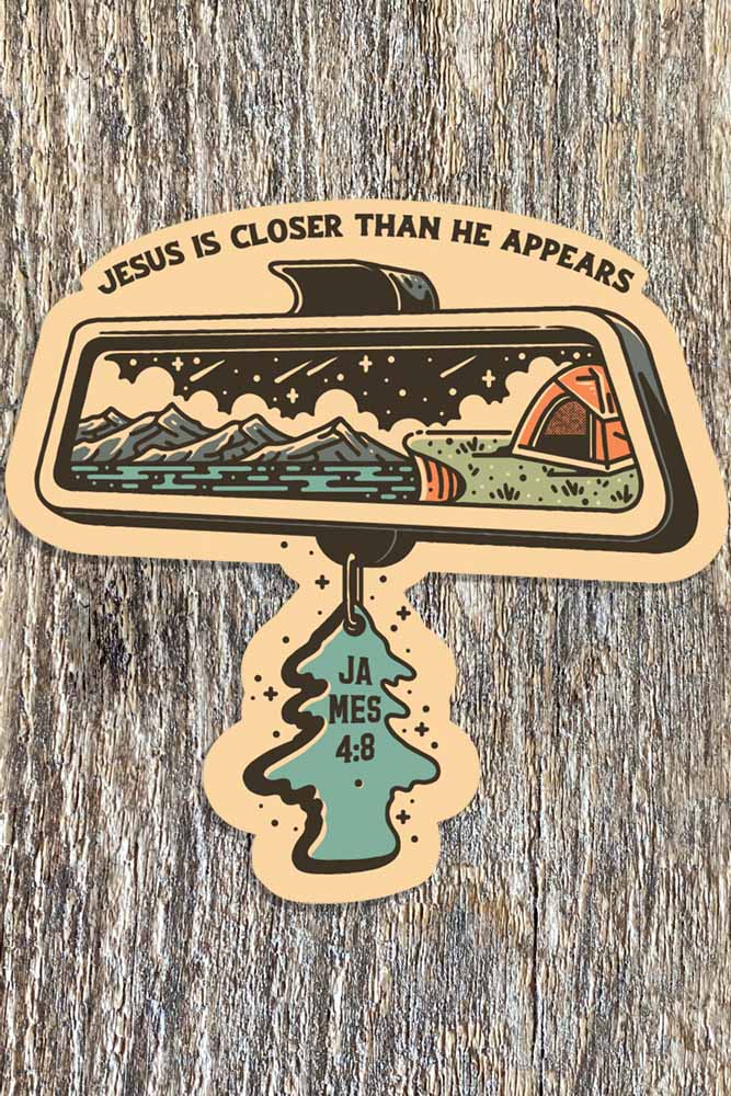 Jesus is Closer Sticker