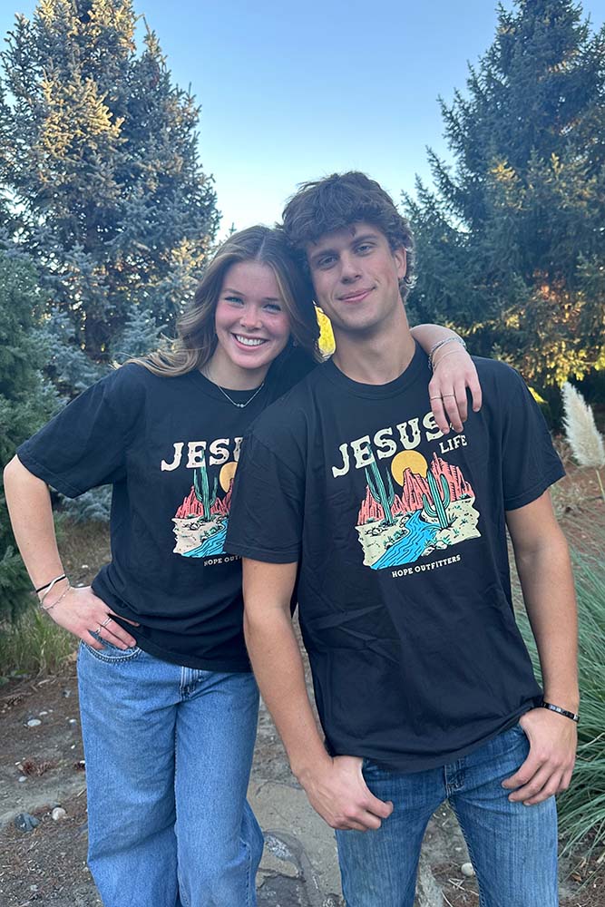 Jesus is Life Tee Black