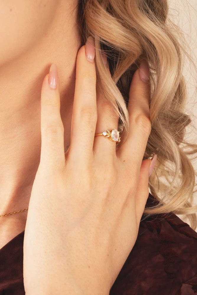 Fair-Trade Starlight Moonbeam Ring