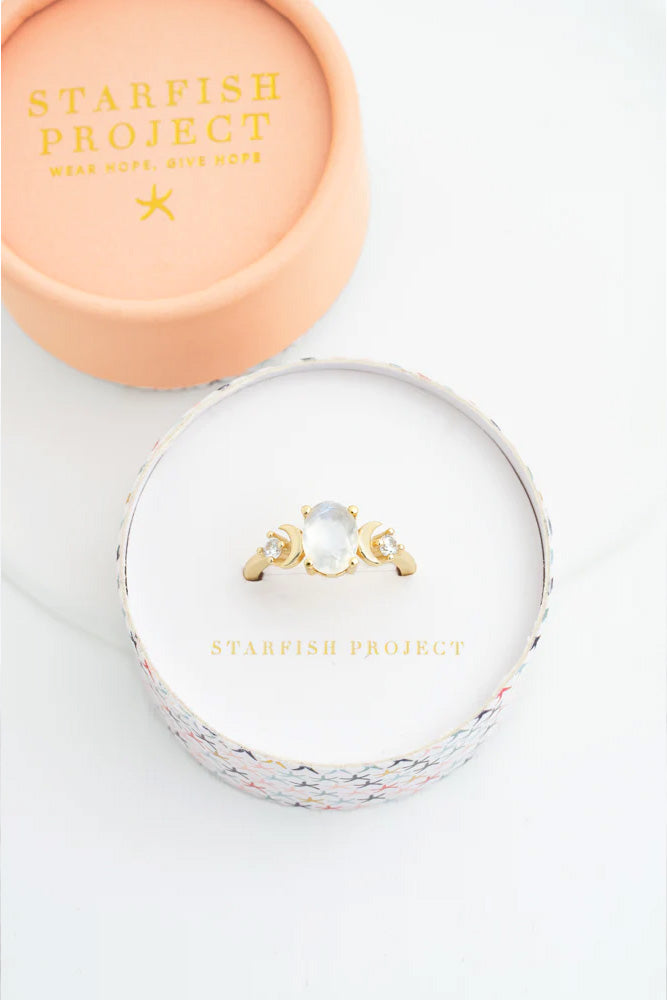 Fair-Trade Starlight Moonbeam Ring