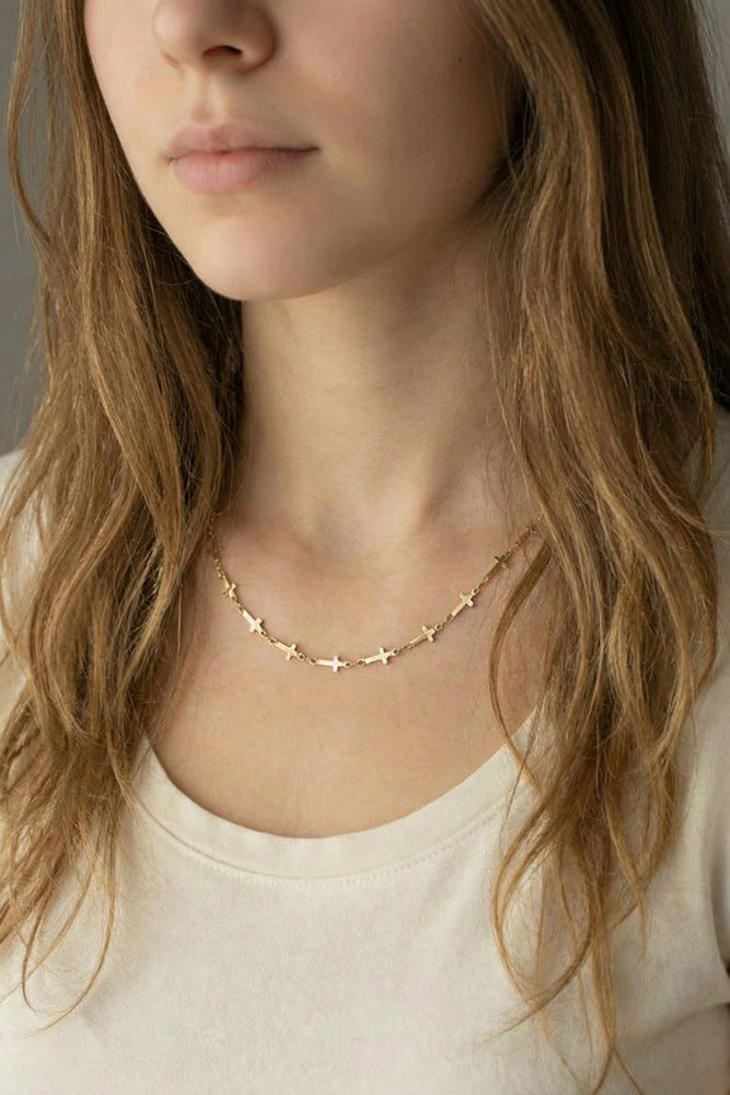 Fair-Trade Gold Never-Ending Necklace - Made by Survivors