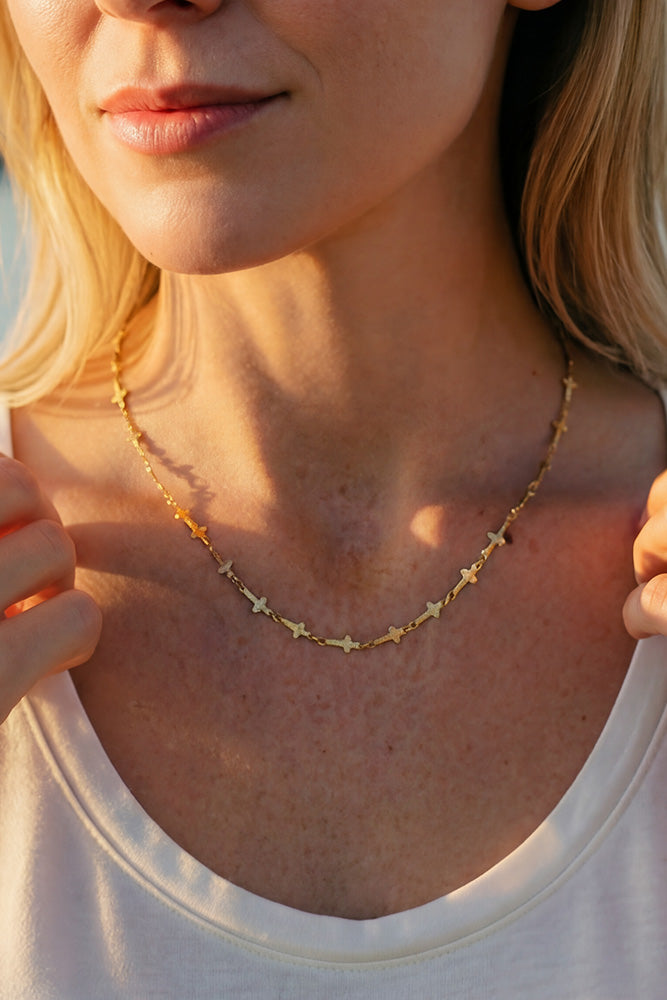 Fair-Trade Gold Never-Ending Necklace - Made by Survivors