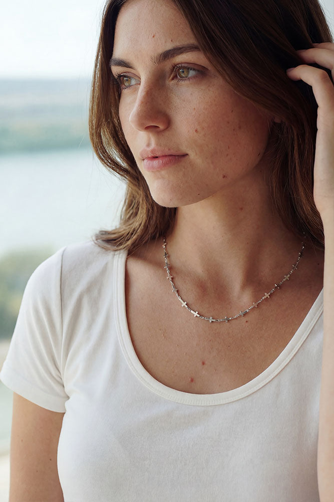 Fair-Trade Silver Never-Ending Necklace - Made by Survivors