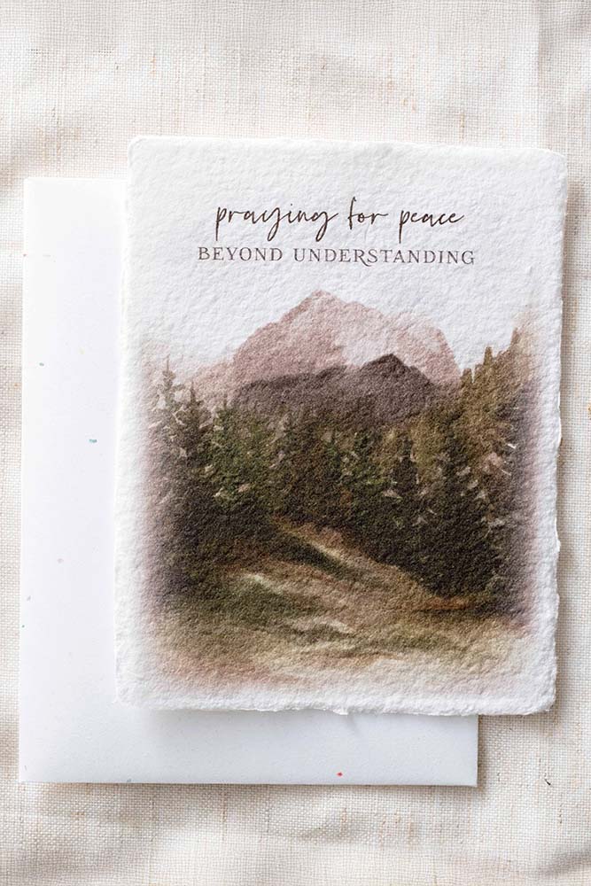 Fair-Trade Peace Beyond Understanding Greeting Card