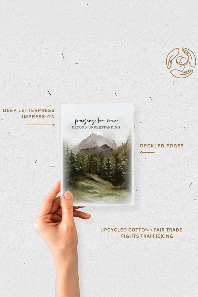 Fair-Trade Peace Beyond Understanding Greeting Card