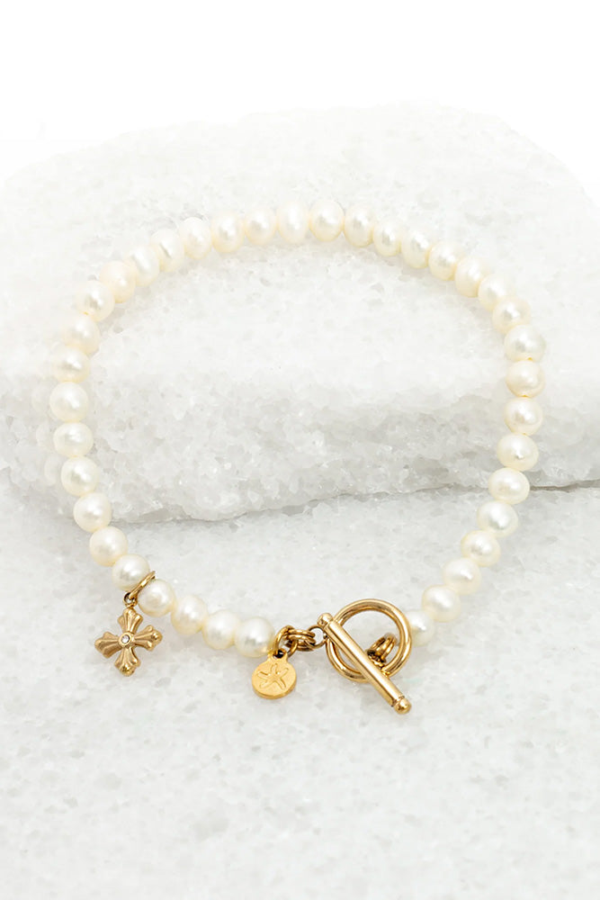 Fair-Trade Pearl of Purity Bracelet