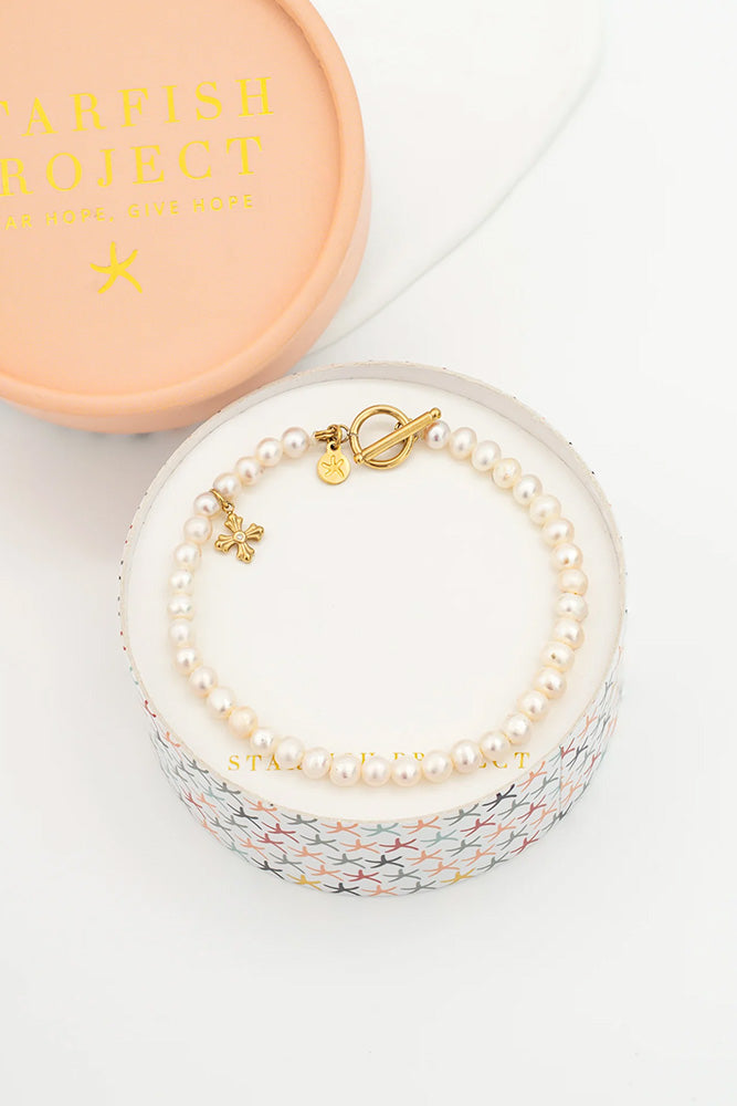 Fair-Trade Pearl of Purity Bracelet