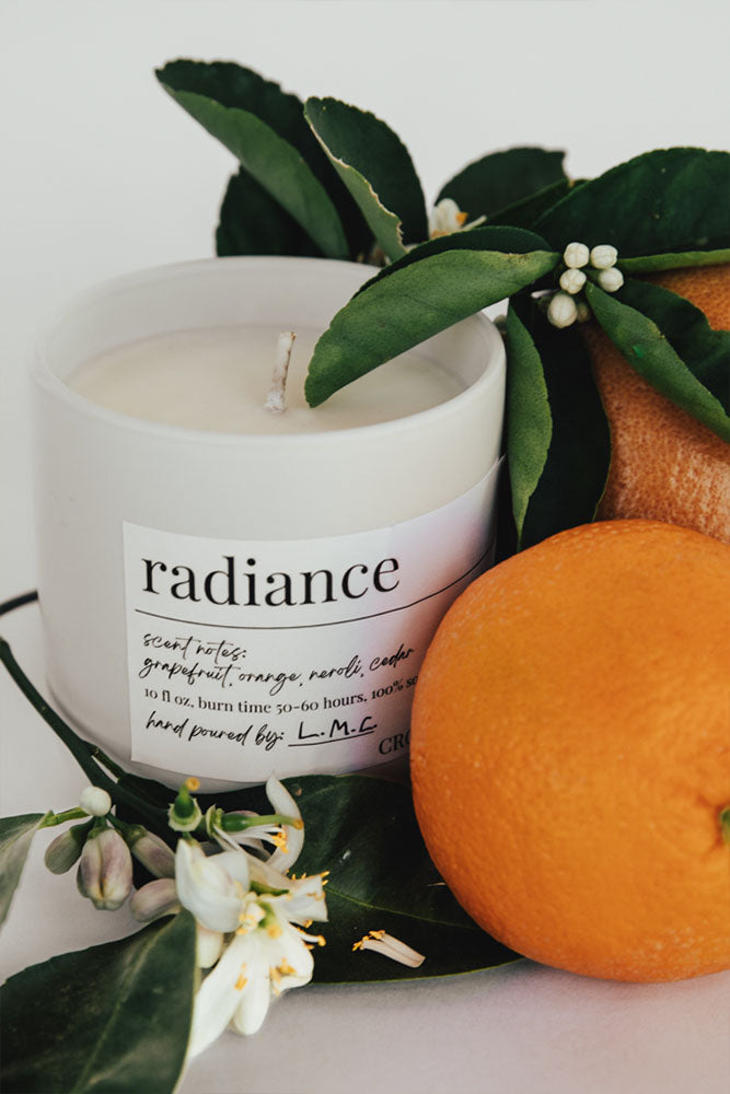 Fair-Trade Orange & Grapefruit Candle - Made By Survivors