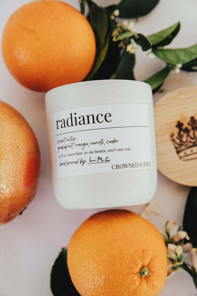Fair-Trade Orange & Grapefruit Candle - Made By Survivors