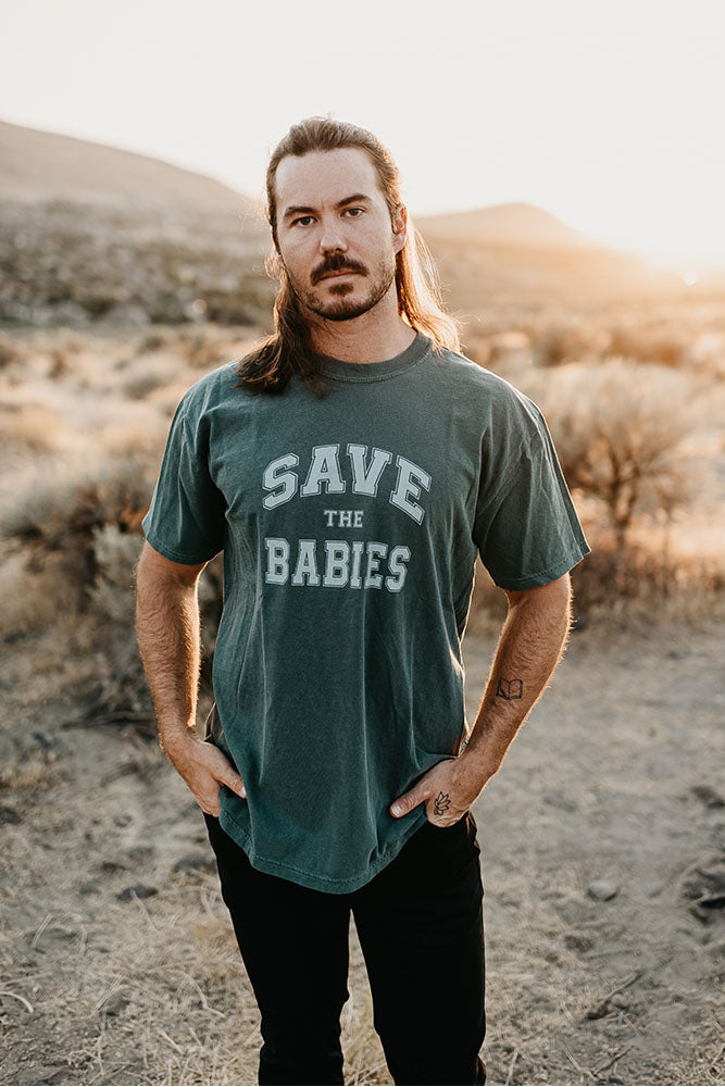 Save The Babies Collegiate Tee