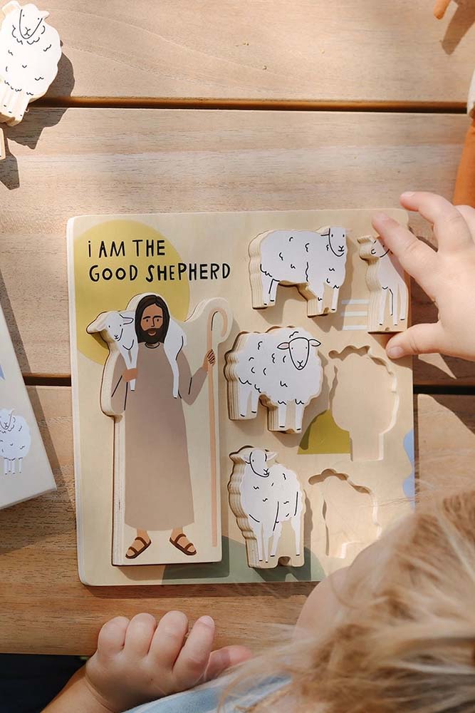 Wooden Good Shepherd Puzzle