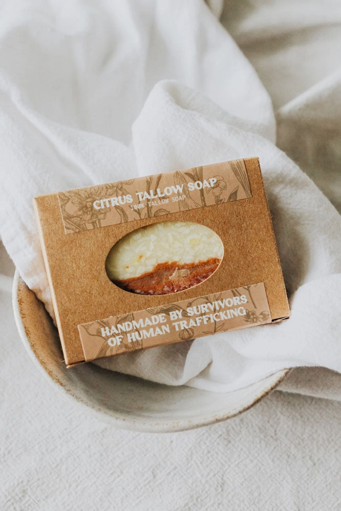 Tallow Soap - Citrus - Made By Survivors