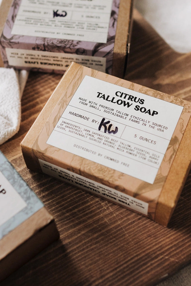 Tallow Soap - Citrus - Made By Survivors