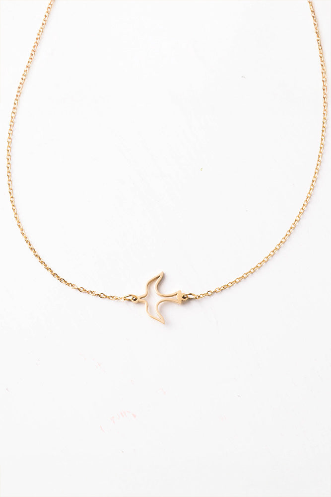 Fair-Trade Sparrow Necklace - Made by Survivors