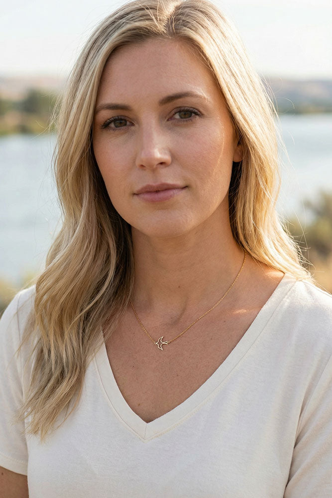 Fair-Trade Sparrow Necklace - Made by Survivors