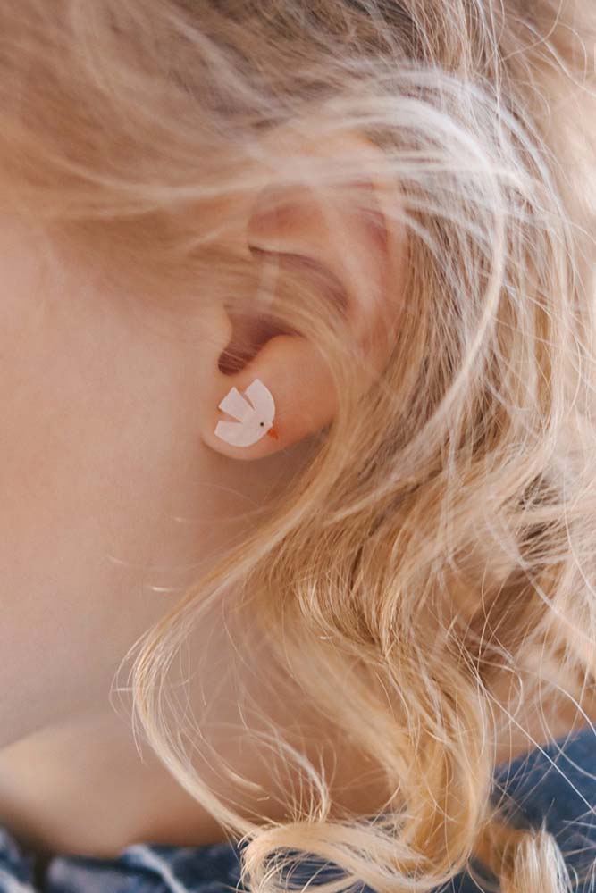 Kids Christian Stick-On Earrings