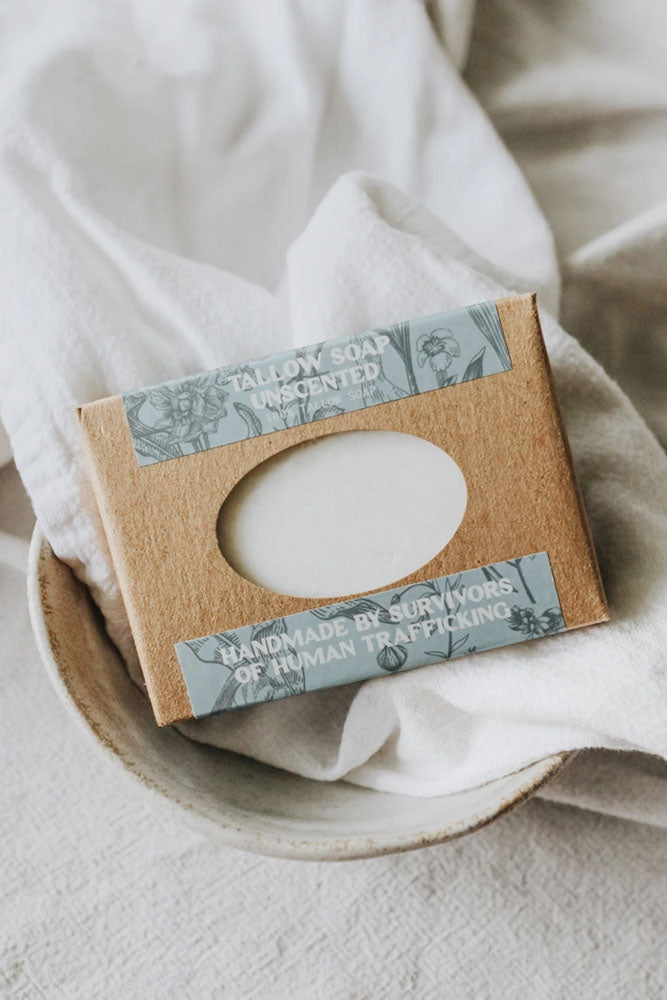 Tallow Soap - Unscented - Made By Survivors