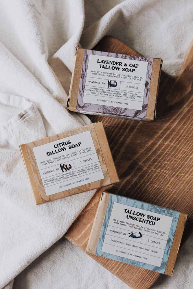 Tallow Soap - Unscented - Made By Survivors