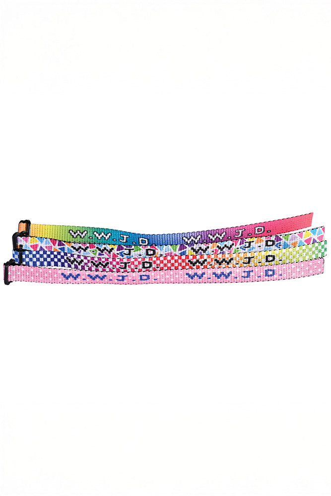 4-Pack WWJD Bracelets