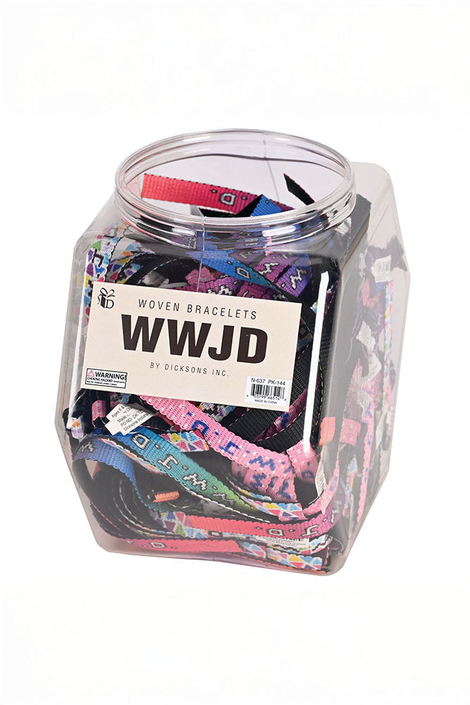 4-Pack WWJD Bracelets