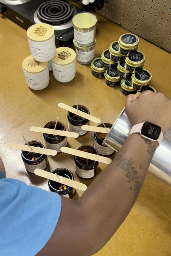 Fair-Trade Happy Day Candle - Made By Survivors