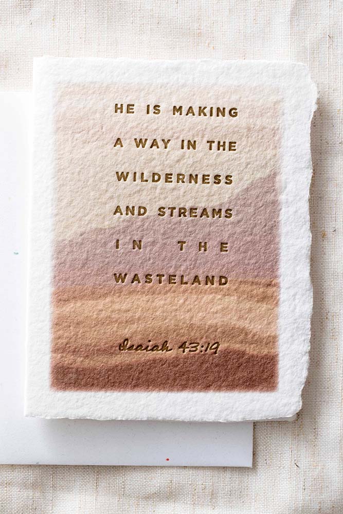 Fair-Trade He is Making a Way Greeting Card