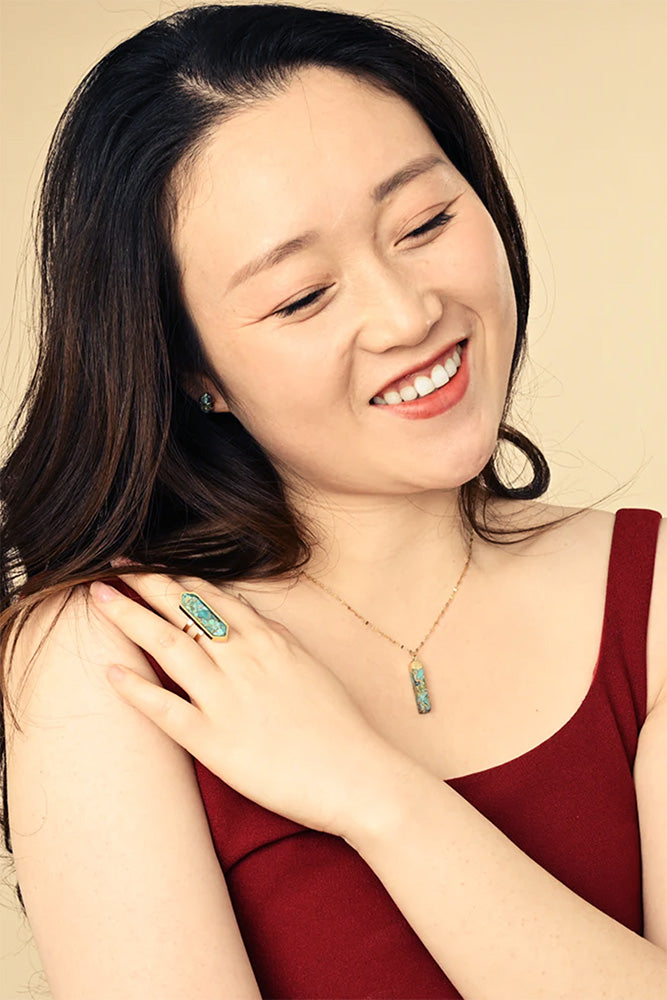 Fair-Trade Wild and Free Turquoise Ring