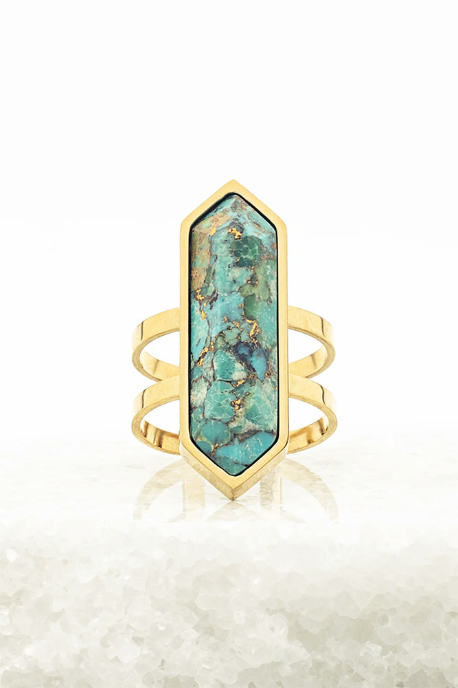 Fair-Trade Wild and Free Turquoise Ring
