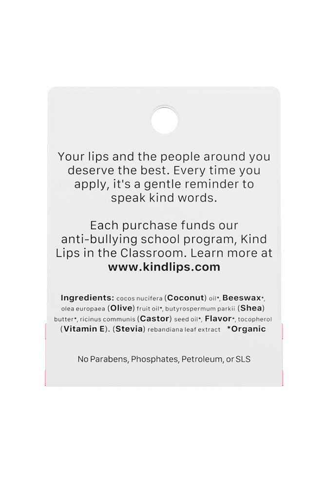 Organic Strawberry Chapstick