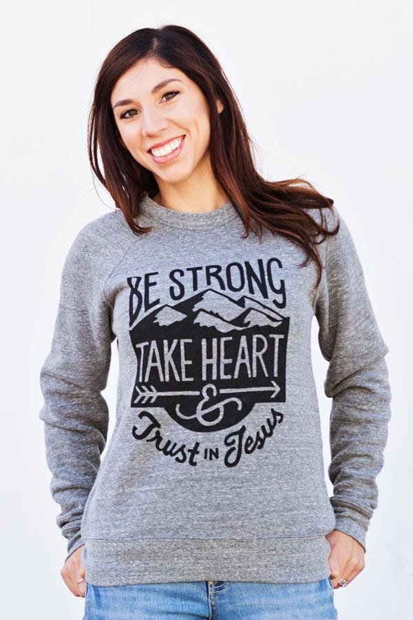 Be Strong Crewneck Sweatshirt