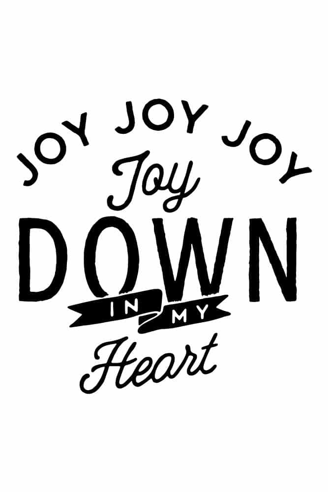 Joy Down In My Heart Onesie