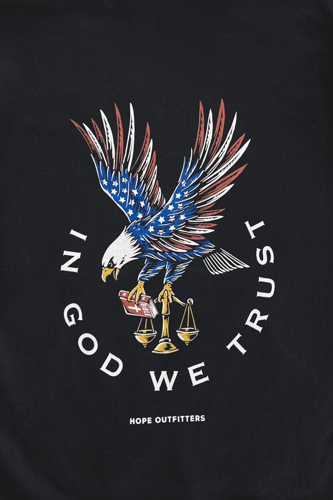 Eagle God We Trust Mid-Weight Hoodie