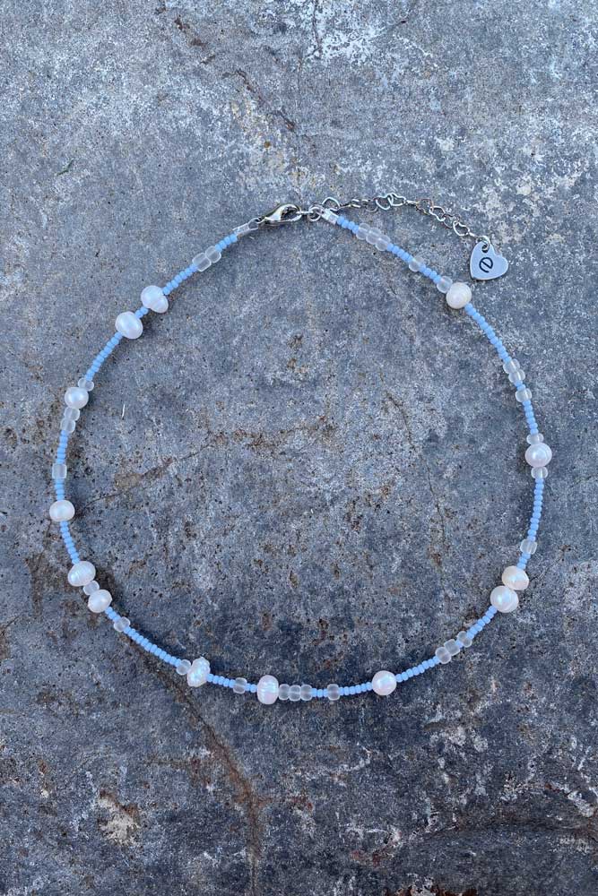 Seashine Freshwater Pearl Beaded Choker Necklace