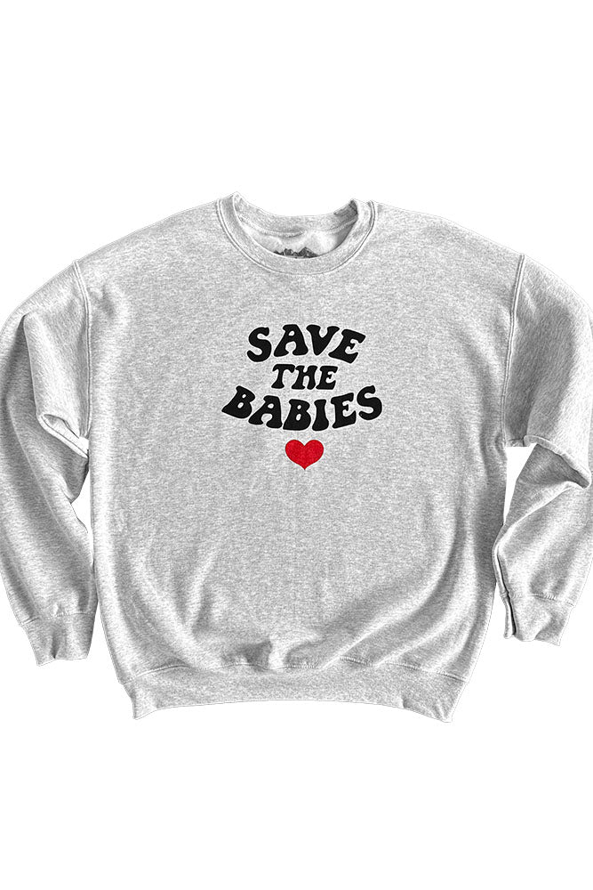 Save The Babies Midweight Crewneck