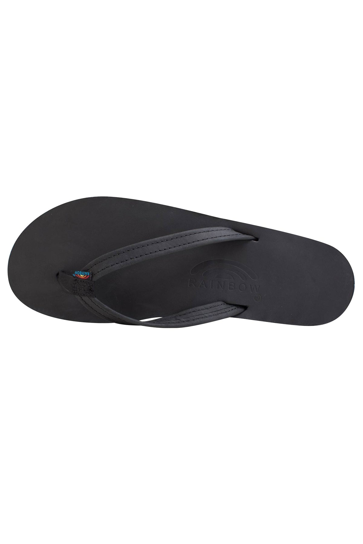 Womens Rainbow Sandals Classic Single Black