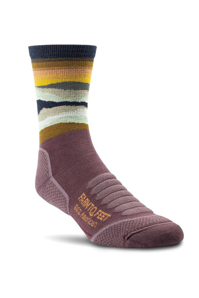 100% USA Made - Merino - 3/4 Max Patch Charcoal Socks