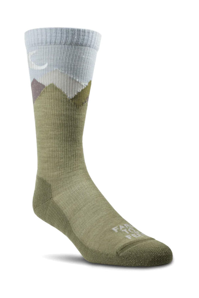 100% USA Made - Four Peaks Crew Socks