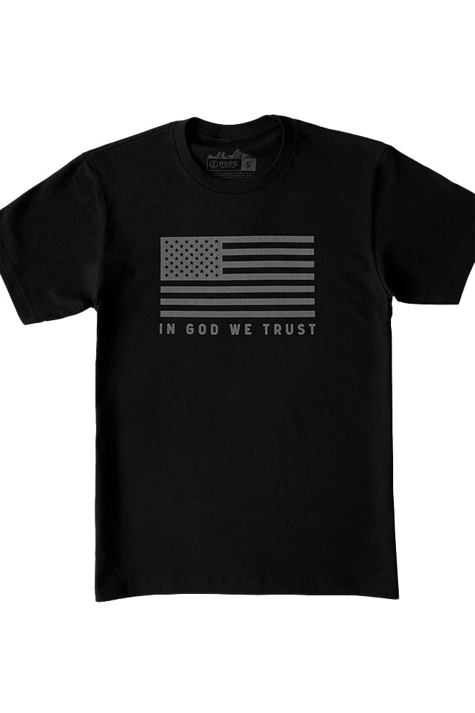 Black In God We Trust Tee