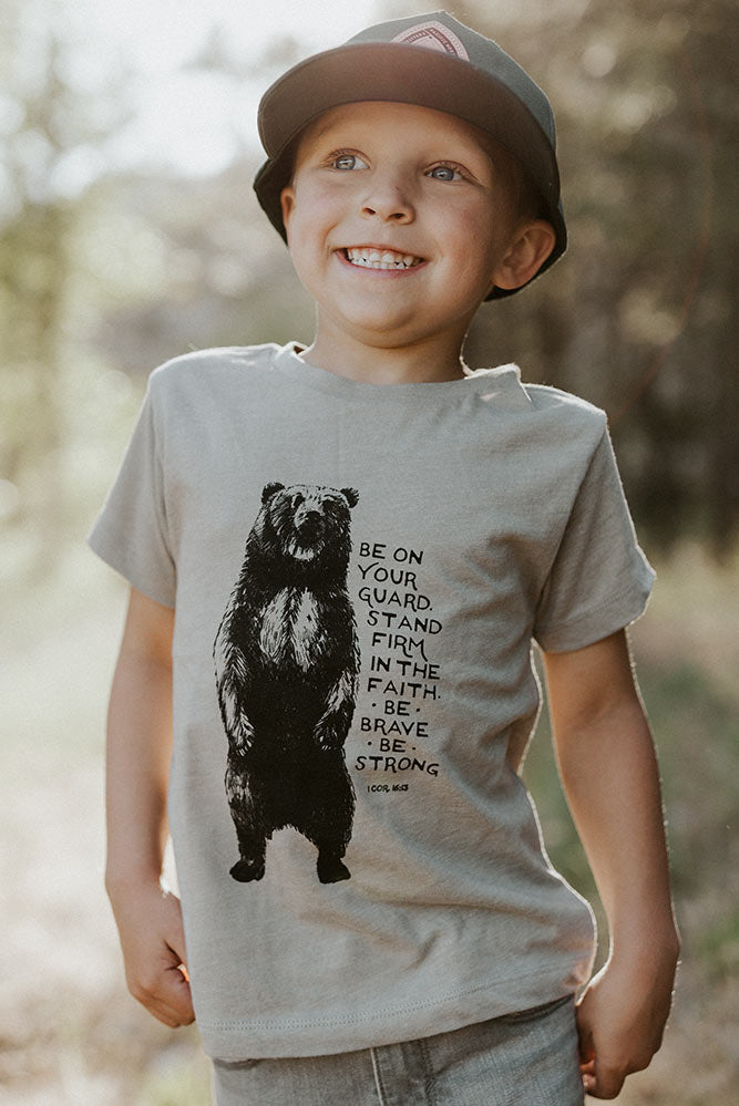 Brave Bear Toddler Tee