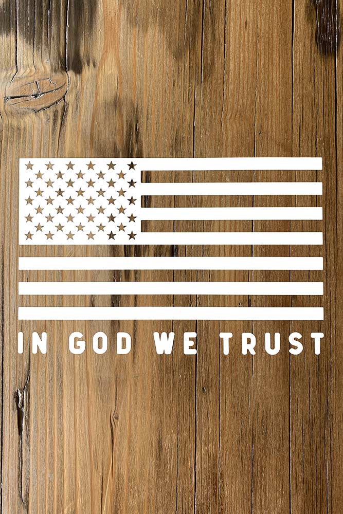 In God We Trust Decal