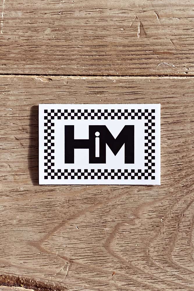 HiM Checker Sticker