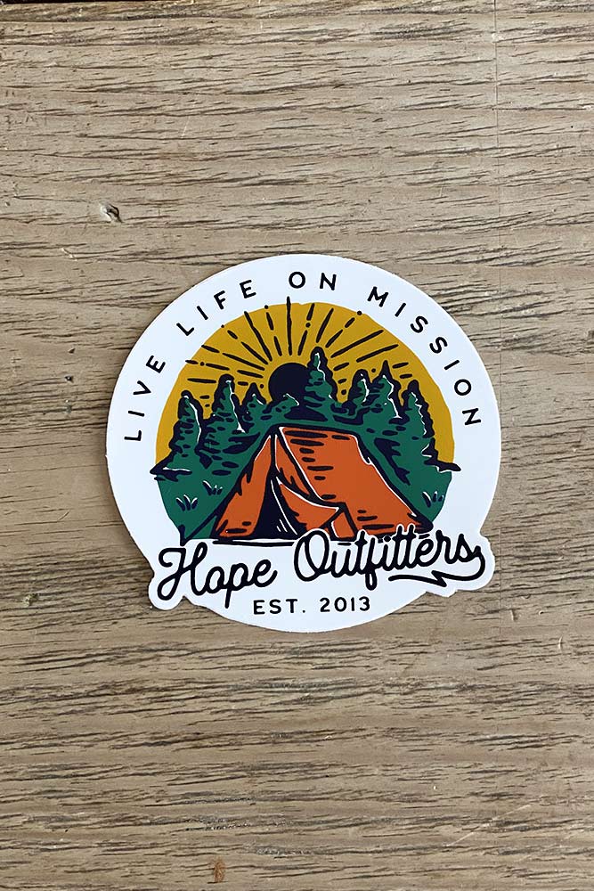 Live Life On Mission Sticker