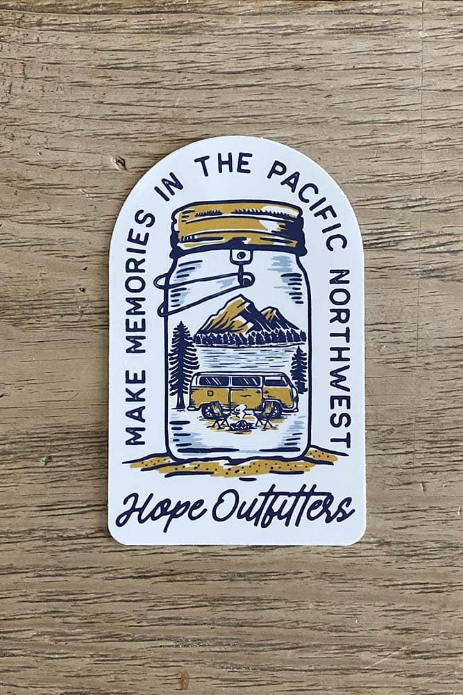 Make Memories In The PNW Sticker