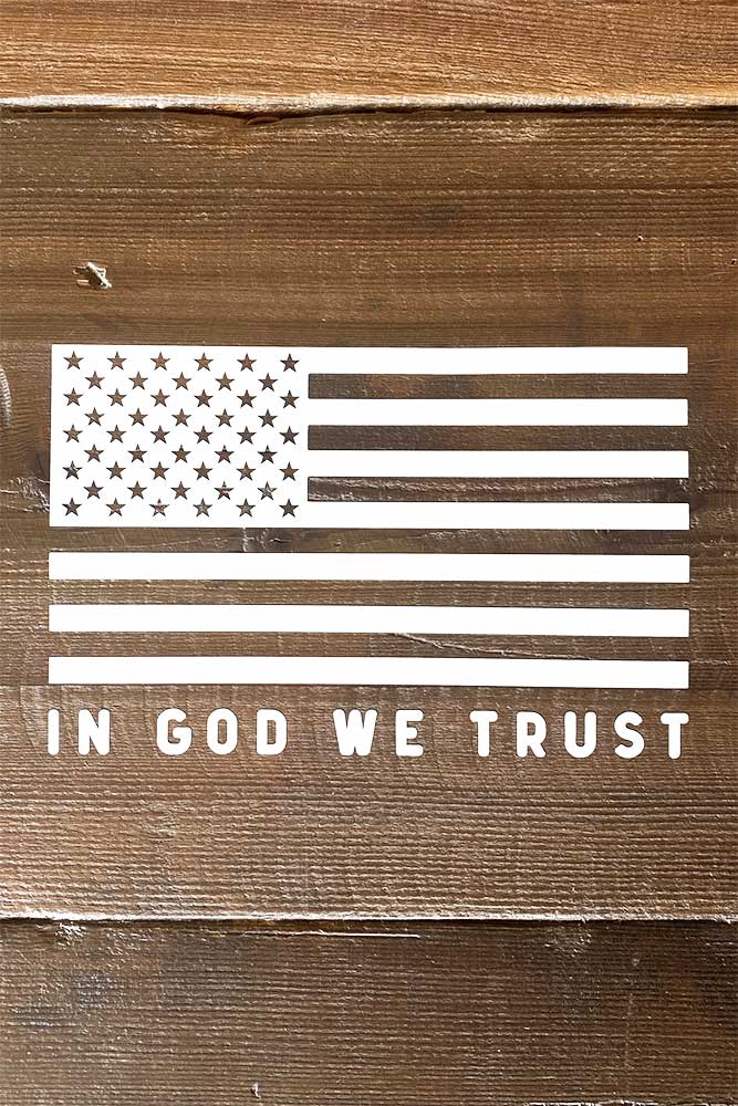 In God We Trust Decal