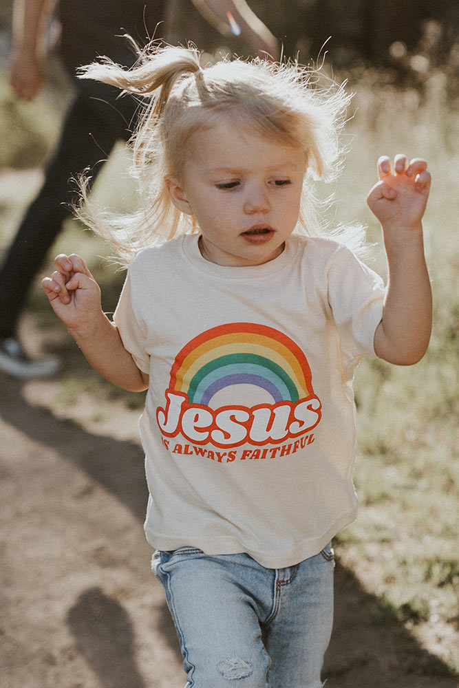 Vintage Rainbow Toddler Tee