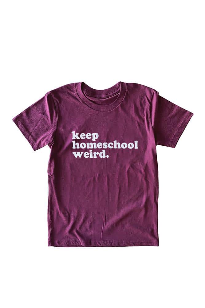 Youth Keep Homeschool Weird Tee