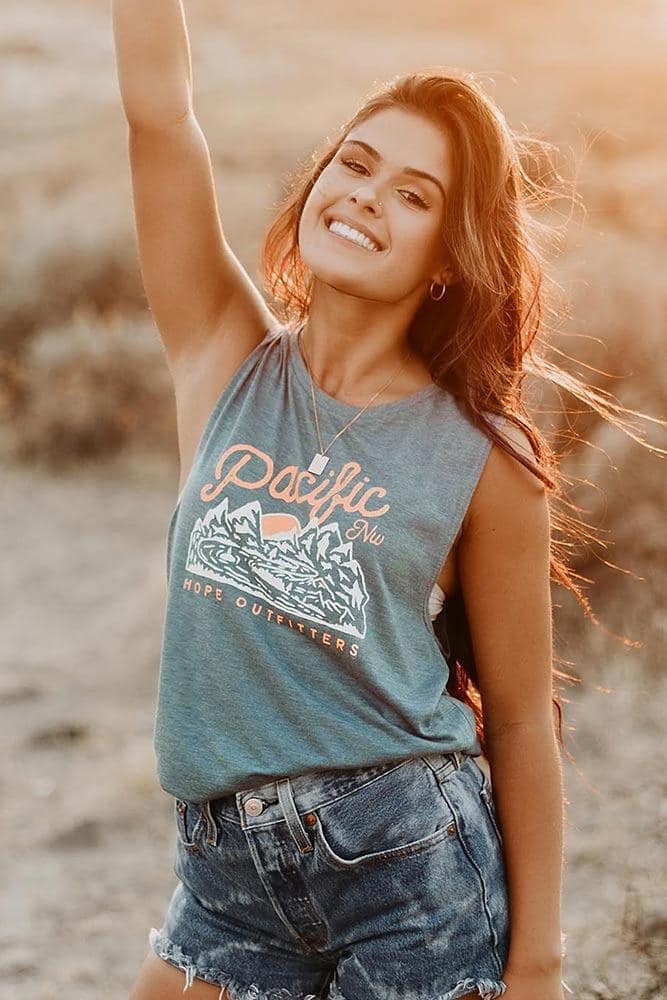 Womens Hope PNW Flowy Muscle Tank